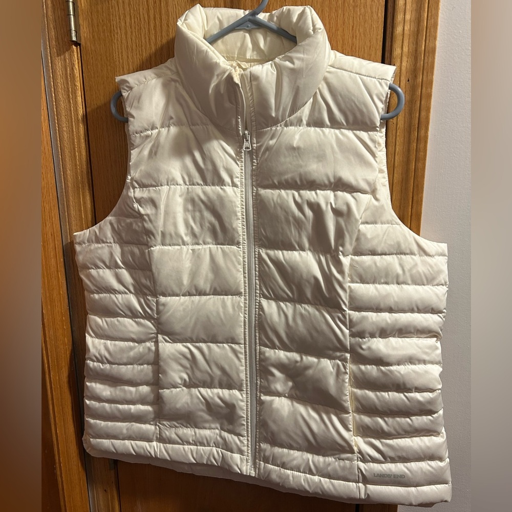 White Puffer Vest